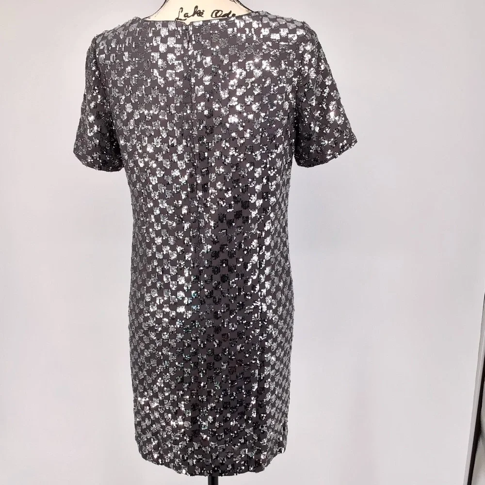 Broadway & Broome Gray Sequin Night Out Dress S - Picture 11 of 14